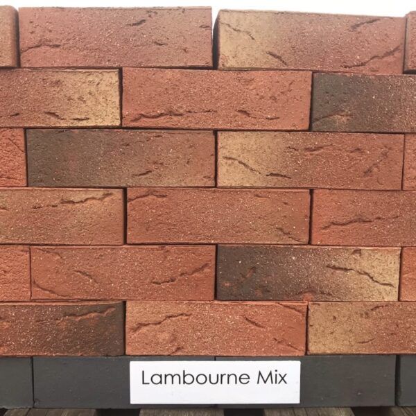 ET Clay Lambourne Red Multi Wirecut Facing Brick Pack of 520