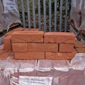 BR5191 TBS Fine Handmade Textured Red Blend yard