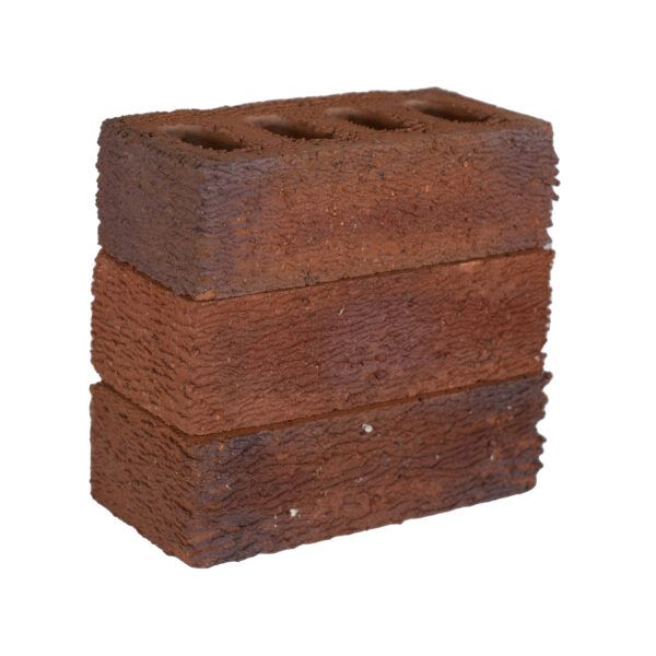 Ibstock New Burntwood Red Rustic 65mm Wirecut Facing Brick Pack of 360