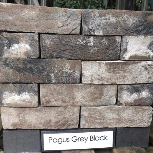 Wienerberger Pagus Grey/Black Stock Facing Brick Pack of 660