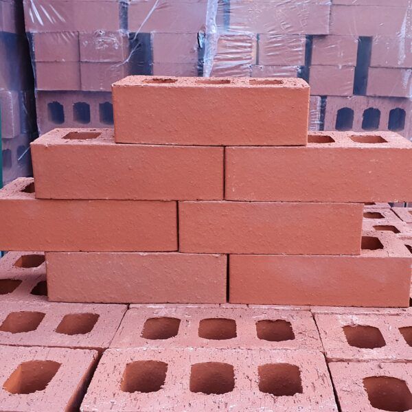 ET Clay Class B Red 73mm Perforated Wirecut Engineering Brick Pack of 404