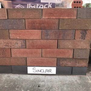 ET Clay Sinclair Red Multi Wirecut Facing Brick Pack of 468