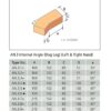 AN3.2 Dog Leg Red Smooth Special Shape Brick