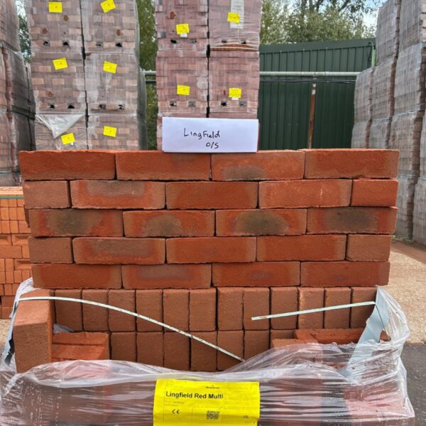 Offshade Wienerberger Lingfield Red Multi Stock Facing Brick Pack of 500