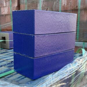 Stock Clearance Bespoke Brick Royal Blue Glazed Wirecut Facing Brick